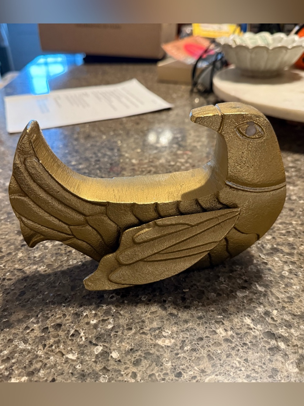 Target x The Jungalow Gold Decorative Bird Figurine
